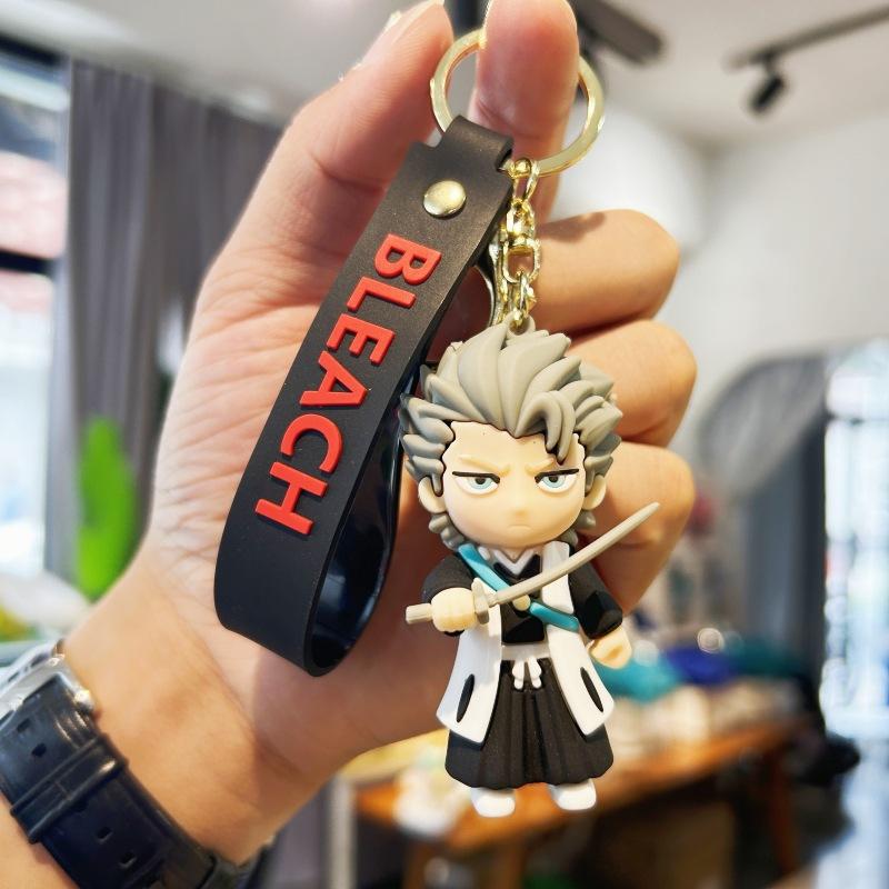 Cartoon Anime Death Comes Silicone Doll Key Chain Pendant Bag Car Key Chain Gift Pendant