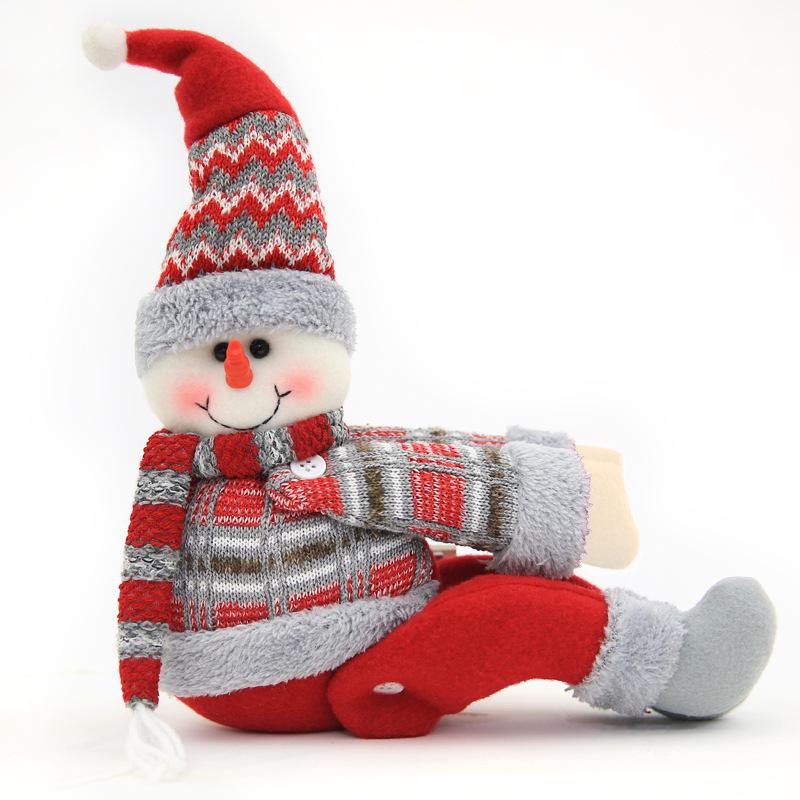 Christmas Curtain Hooks Cartoon Figurine Decorations Hotel Restaurant Decor Doll Clips Creative Window Display Ornaments