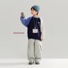 Boy S Color Block Crew Neck Sweatshirt Casual Autumn Top