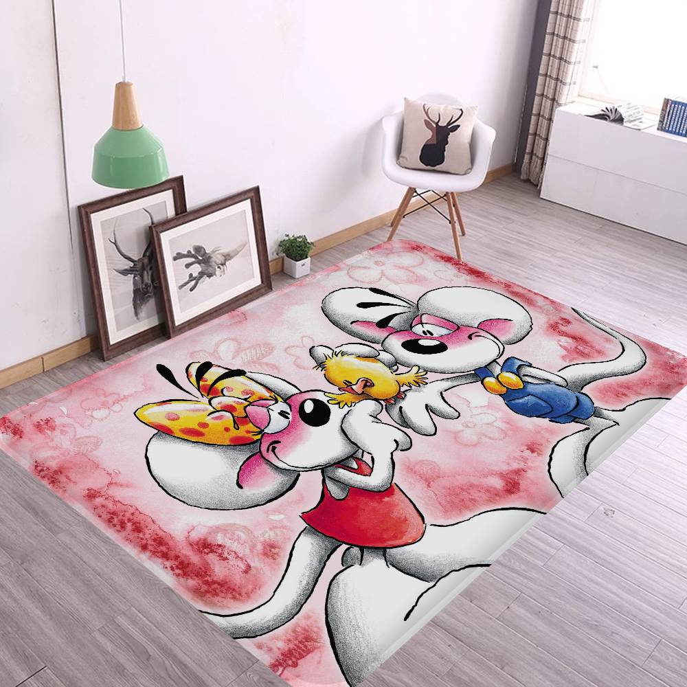Popular Character D Diddl Cut Bathroom Mat Non Slip Laundry Room Mat Laundry Decor Balcony Child Living Room Toilet Rug