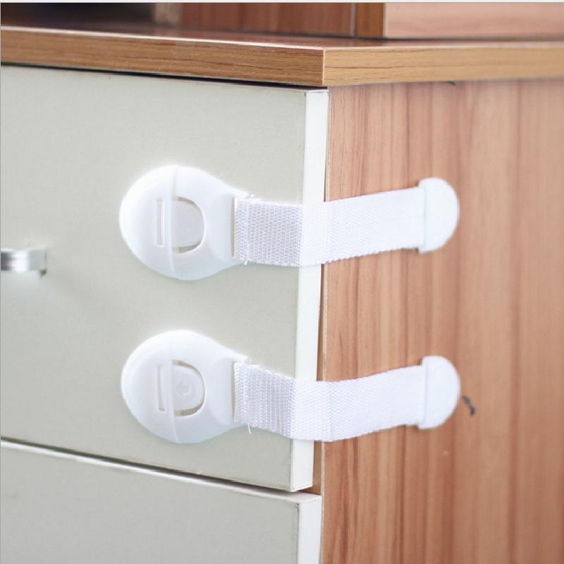Bulk Pack 5/10/20/50pcs Kids Safety Door Locks Child Proof Cabinet Locks Baby Security Protector for Drawers Doors Cabinets