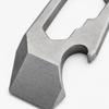 Key Holder Tool for Packages and Drink Bottles with a Single Metal Body and Carry Hole for Everyday Use on Key Hardware, a Pack, or a Belt