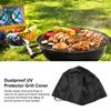 Dustproof Outdoor Grill Cover 420D Oxford Fabric Waterproof BBQ Cover  All Weather Resistant
