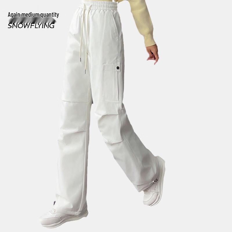 

XueZhongFei Women s Water-Repellent Techwear Down Cargo Pants S 160/68A