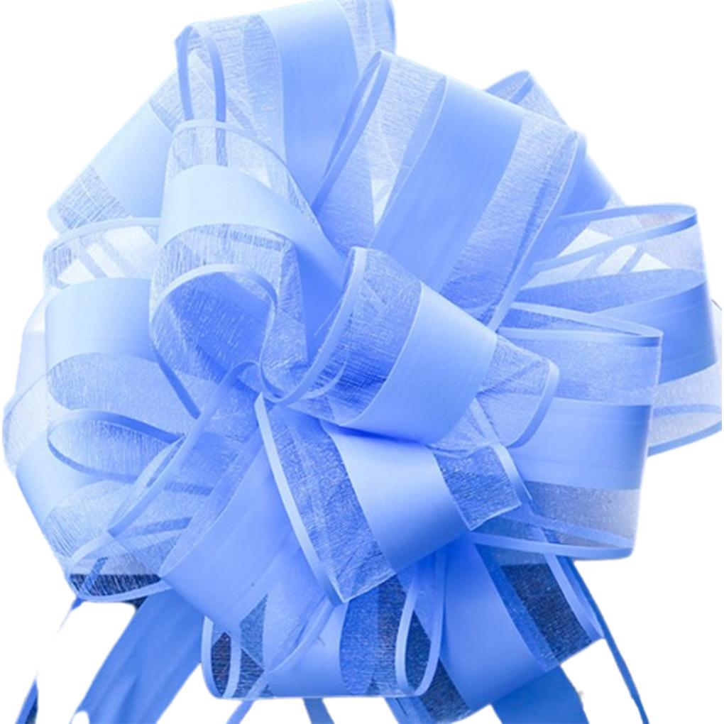 Large Bowknot Decoration Yarn Ribbons Festival Holiday Engagement Presents Box Wedding Car Flower Bouquet Packing Ornament