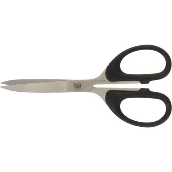 Takagi Design Scissors Curved Blade 145mm Made Japan Stainless Steel Rubber Products Burr Removal Crafting Handicrafts Rust Resistant Easy Cut Grip
