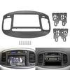 Dashboard Frame Adapter 2Din Stereo Plate Frame Car Audio System Car Dashboard Black Color Brand New Easy To Install
