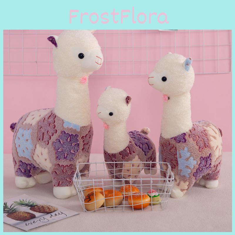 Cuddly White Alpaca Plush Toy Large Plush Animal Stuffed Pillow Kids Gift