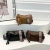 This Year's Trend Boston Bag Autumn Winter Vintage 2025 New Wide Strap Crossbody Bag Women Versatile
