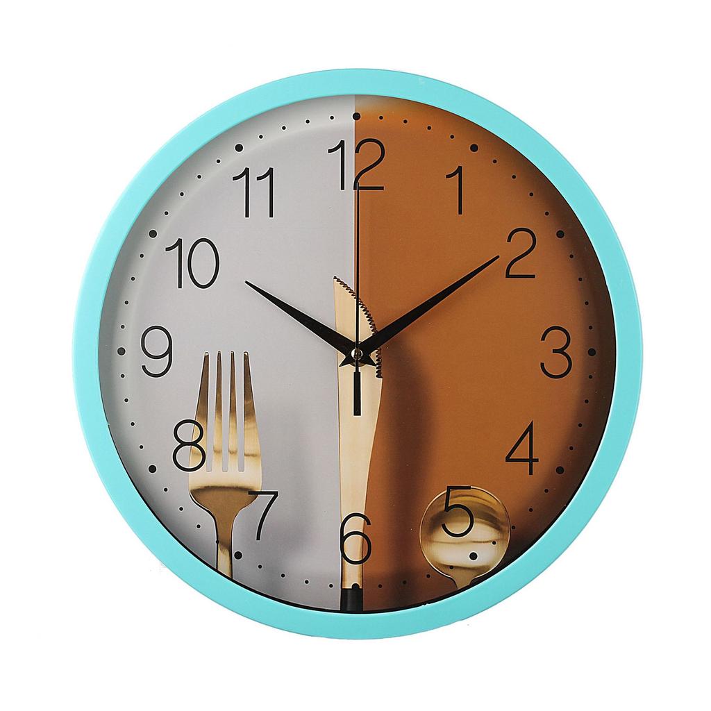 12-inch Creative Fashion Clock Simple Digital Silent Wall Clock Living Room Wall Clock