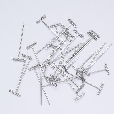 Diy Wig Securing Pins, T-Shaped Pins, Suitable For Knitting, Wigs, Sewing And Office Wall Decoration - 50-Piece Pack