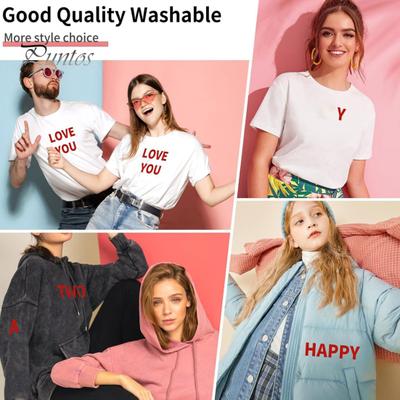 Iron On Letters Heat Transfer Letters Vinyl DIY Alphabets Iron-on Letter Patches for Sport Jerseys T-Shirts Slogan Printing
