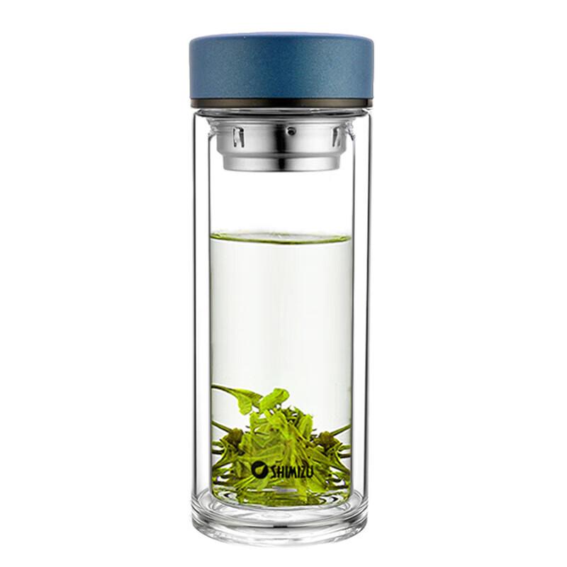 Double-Layer Glass Tea Infuser Bottle
