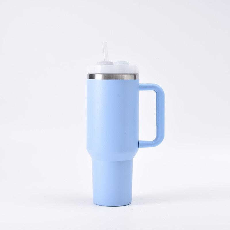 Kuangjie 40oz Ice Buster Becher, Großer 304 Edelstahl Isolierter Griffbecher