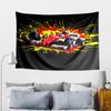 Electric Monster Truck Art Printed Tapestry, Wall Hanging,Livingroom, dormitory, Large Wall Decor, Fabric Decor Fan Birthday Gifts