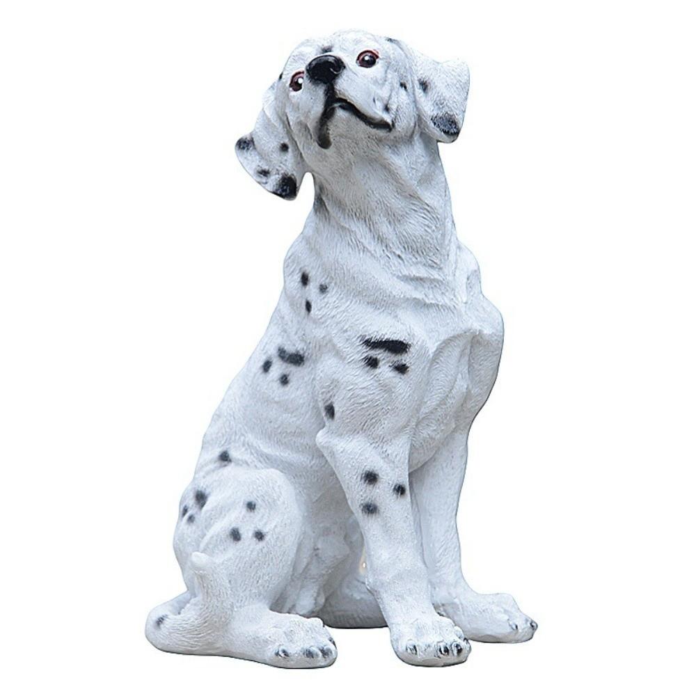 Anti Fade Dog Figurine Desktop Puppy Statue Cute Dog Decorative Figurine Home