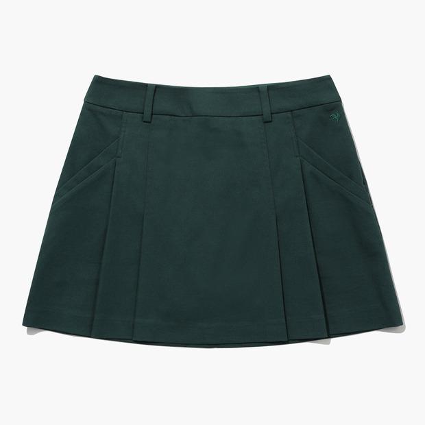 LECOQ GOLF Women'S Cotton Blend Pleated Skirt (Gq122Lsk12)