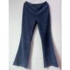 2026 Spring/Summer Women's Solid Color High-Waisted Slim Fit Slight Flare Corduroy Elastic Waist Casual Pants