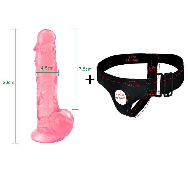Lesbian Strapon Dildo Panties Realistic Penis Strap-on Dildo Butt Plug Belt Gay Anal Plug Suction Cup Sex Toys for Women