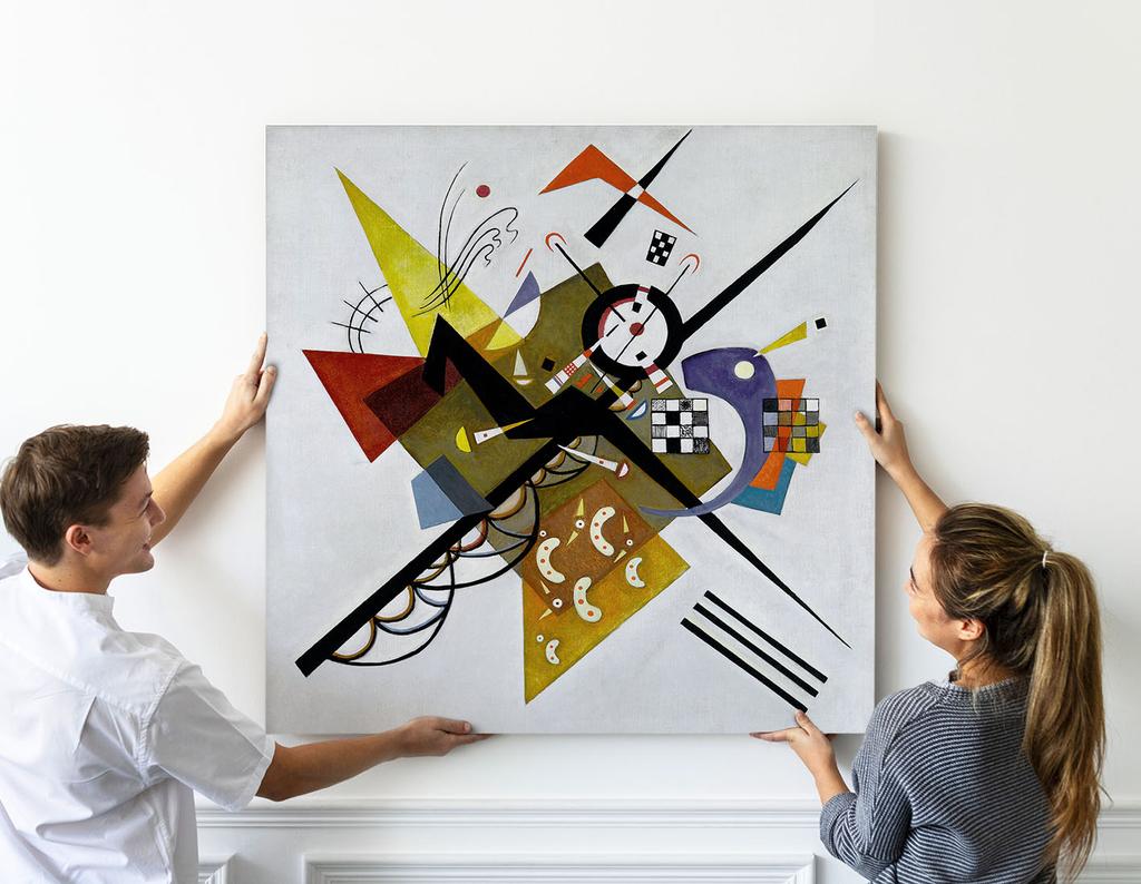 Abstract Canvas Painting Wassily Kandinsky