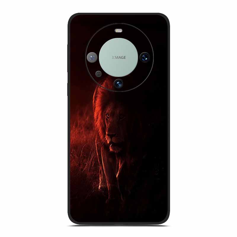 TPU Soft Phone Case for Huawei Mate 60 Funda Silicone Luxury Back Cover for Huawei Mate 60 pro Capa Animal Lion Dinosourus