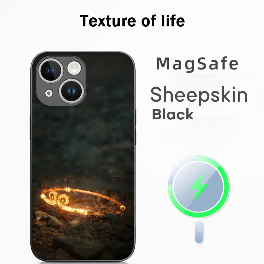 

Black Wukong hot game poster pattern Phone Case For iPhone 17 16 15 14 13 12 Plus Pro Max High-end Luxury Magsafe Sheepskin iPhone 16 Pro