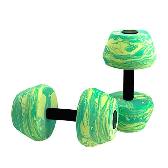 Aquatic Dumbbells EVA Foam Water Weights Pool Resistance Exercise Barbells for Aerobics Fitness Training Weight Loss Muscle Toning