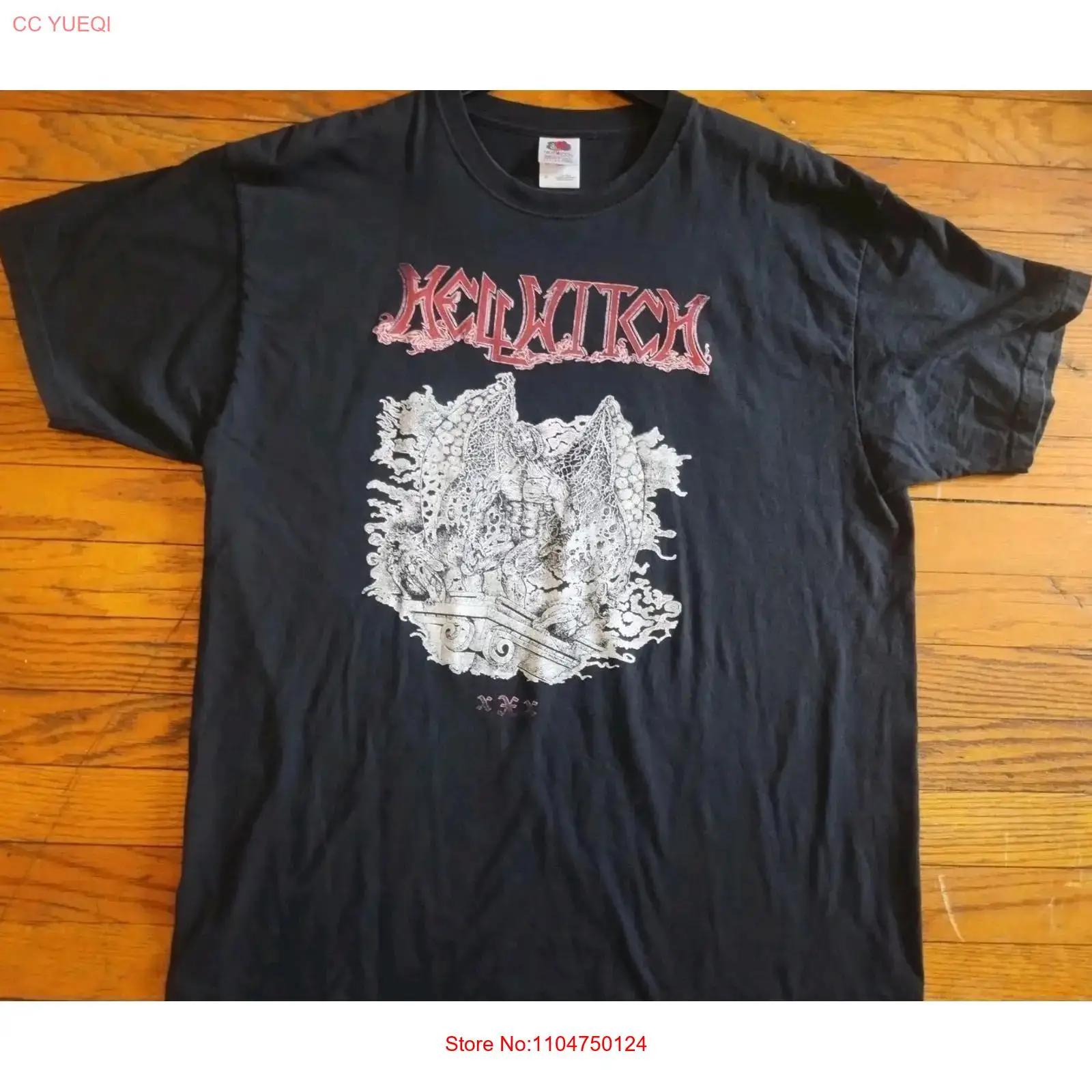 

Vintage Hellwitch Thrash Black Metal T Shirt Rare vintage Washed Slightly graphic Breathable designer clothes fashion homme 5XL різнокольоровий