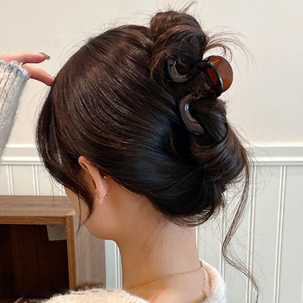 Premium Hair Catch Clip Irregular Hairpin Simple Back Head Hair Accessories  Daily