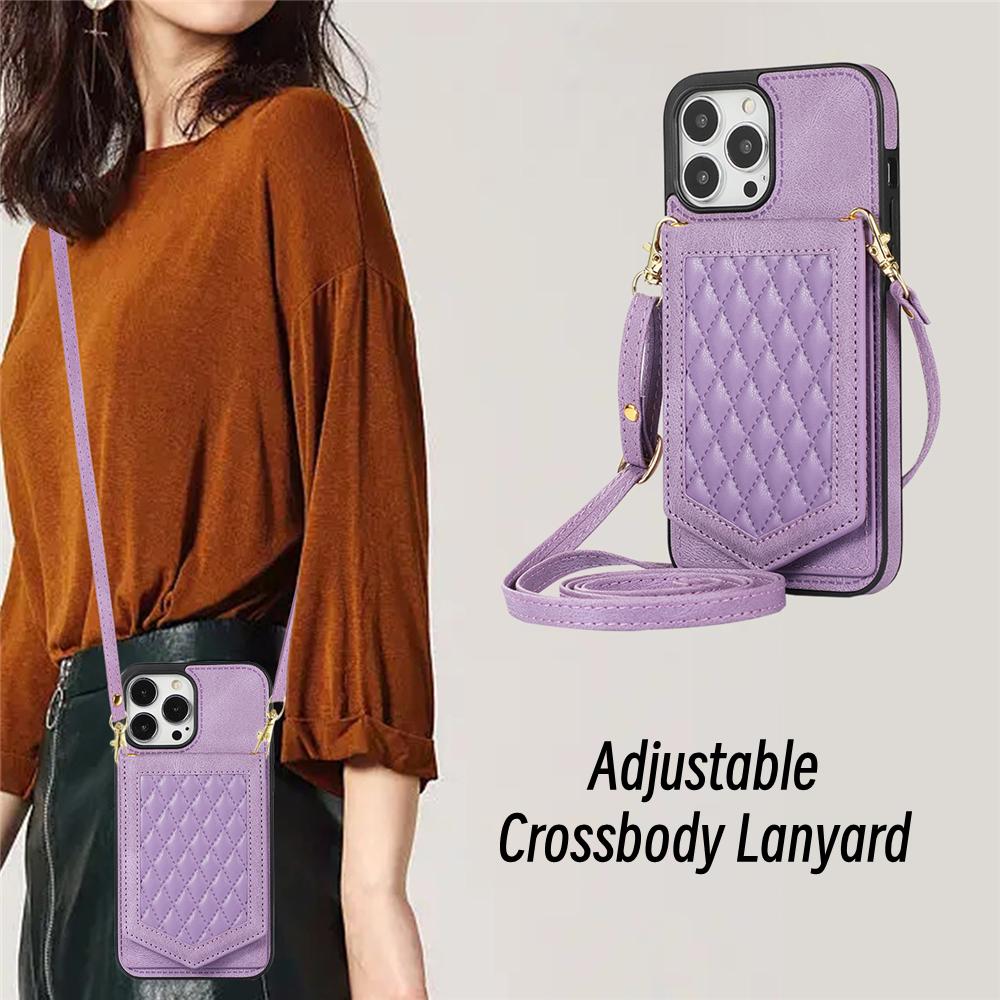 RFID Blocking Leather Case for iPhone 16 14 15 13 11 12 Pro Max XR Xs Max 8 7 Plus 16E Makeup Mirror Wallet Card Holder