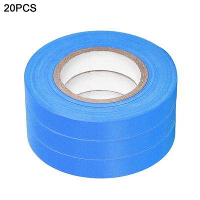 Set de 20 piezas Cinta Elástica Antienvejecimiento para Jardín para Árbol de Uva Tomate Planta de Pepino(azul)