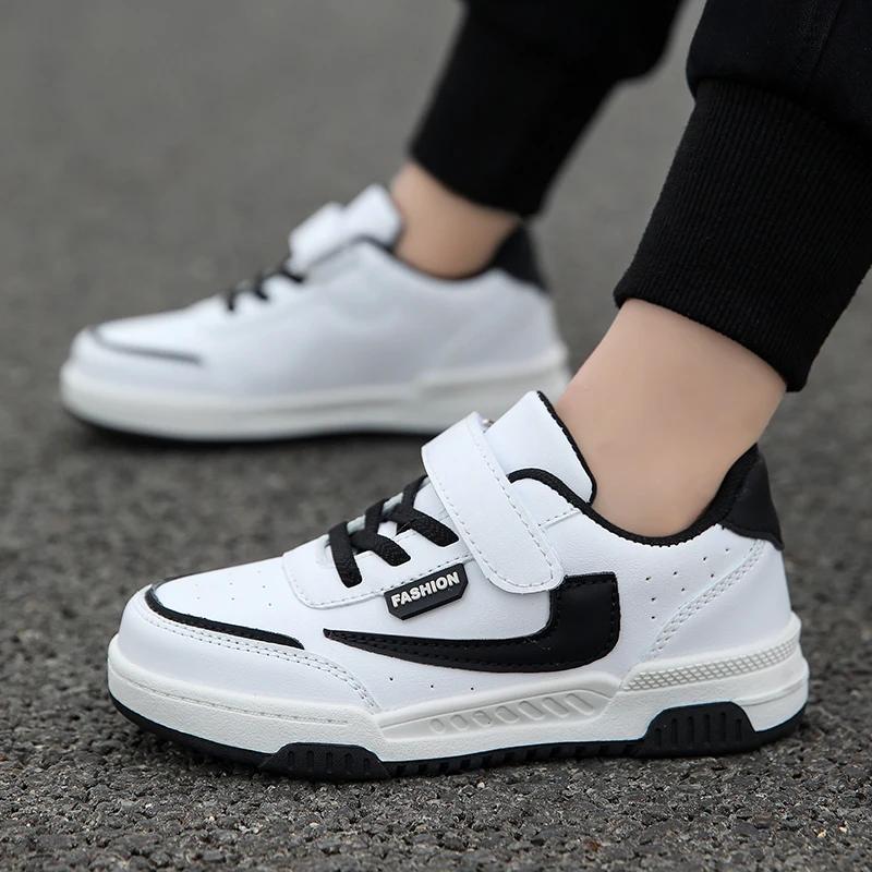 Spring and Summer Running Sneakers for Kids Non-slip Shoes for Boys Leather Kids Tennis Hugh Fashion Mesh Kids Shoes Sneakers