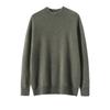 Pure cashmere shirt men's thickened semi-turtleneck saddle shoulder cashmere with knitted sweater men's