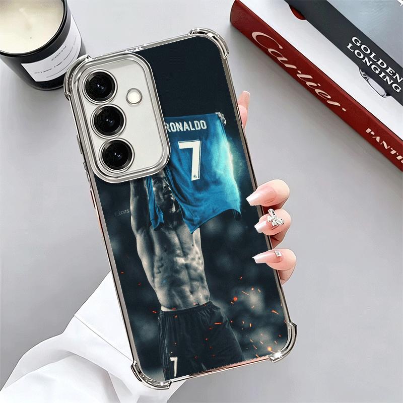 Fußballstar R-Ronaldo C-CR7 Weiche Handyhülle für Samsung A17 A27 A07 A37 A57 A16 A56 A15 A55 A14 A54 A13 A53 A26 A36 A25 A35 A2