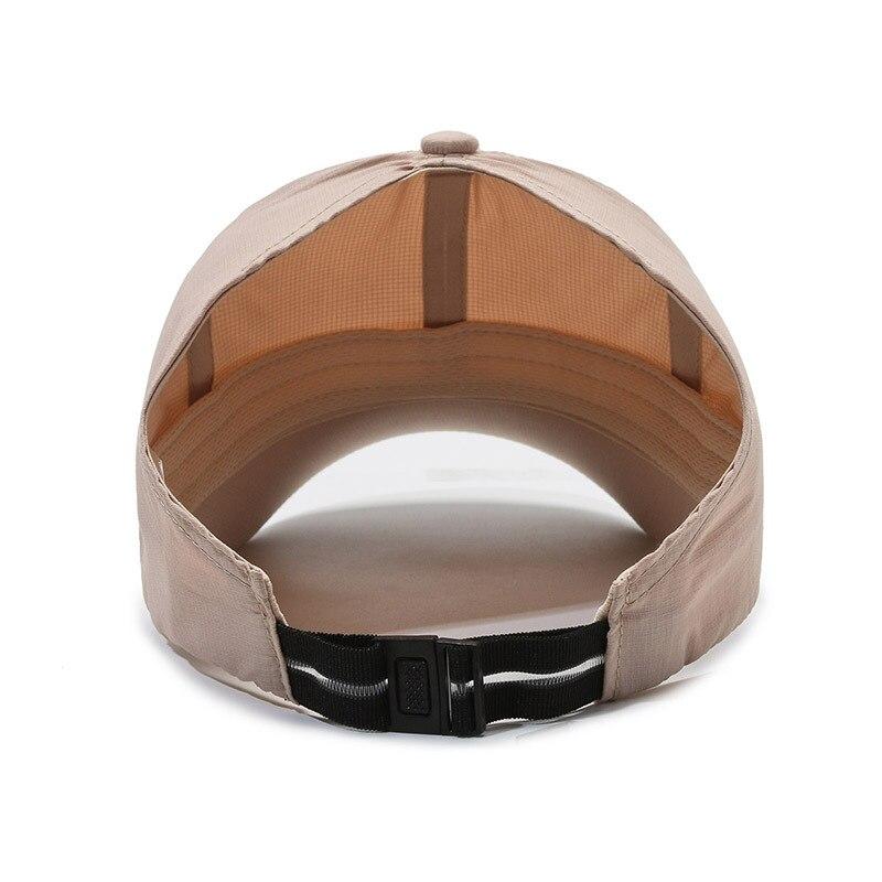 Summer  Ponytail Quick-drying Sunscreen Hat Fisherman Hat Women Shade Cap Uv Protection Soft Top Hat