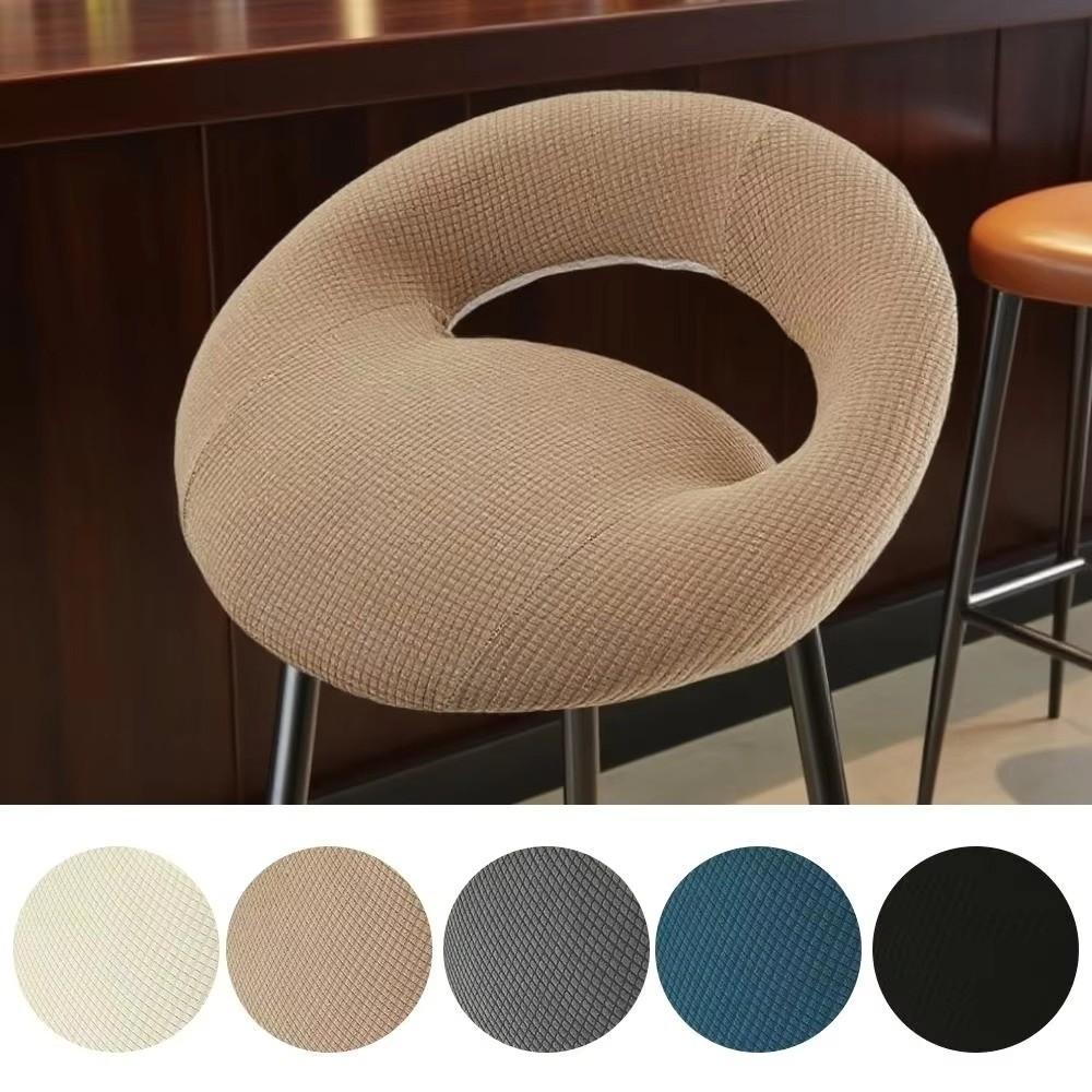 Breathable Chair Cover Hollowed-out Design High-leg Chair Cover Bar Chair Counter Use