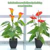 Home Artificial Flower Bonsai Indoor Outdoor Simulation Flowers Plant Living Room Courtyard Patio Decoration