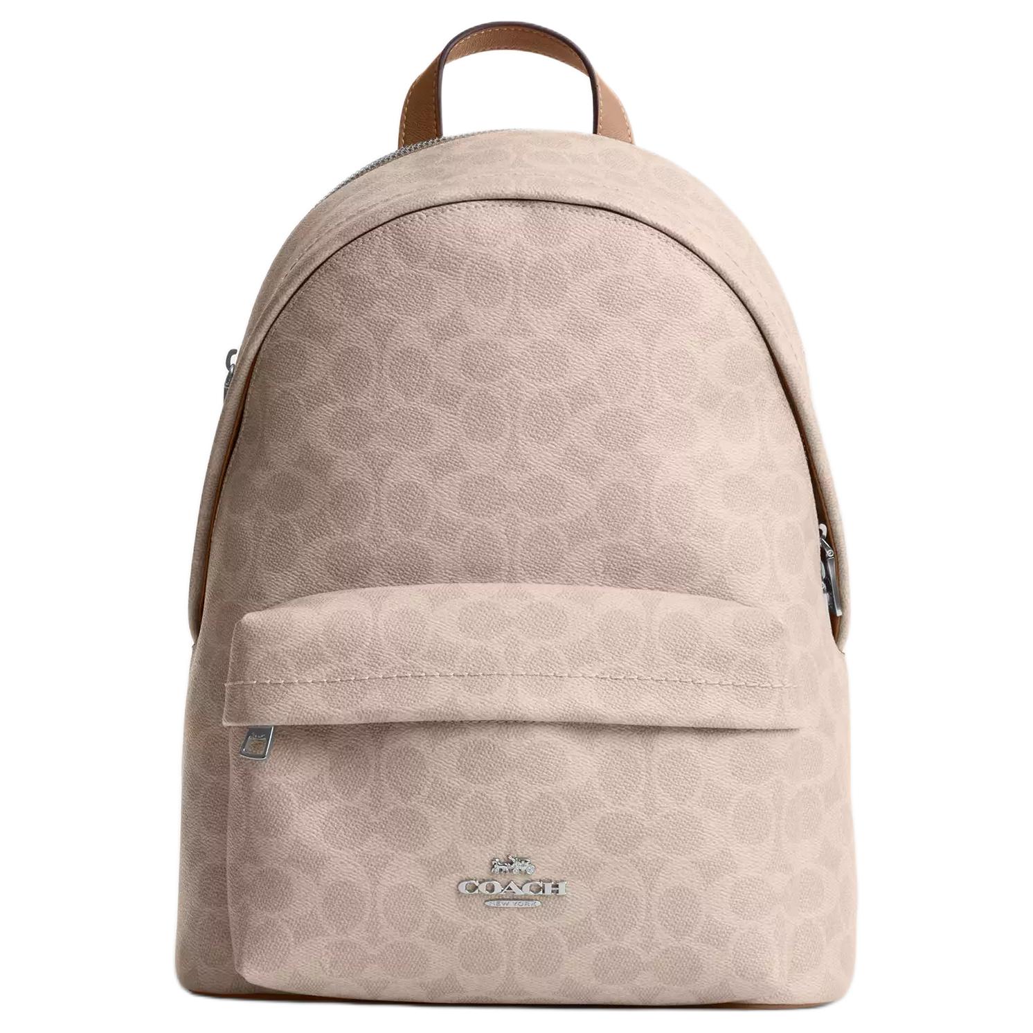 

Рюкзак Coach Taylor 27 Класичний з логотипом, покритий полотном, Великий, унісекс, Пісочний CDW76-SVPWH Gift Box Set (Basic Set+Yellow Box)