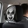 2Pcs Elastic Spooky Face Auto Headrest Sleeve Soft Comfortable Auto Headrest Wrap  Travel