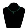 Versatile Triangular Crystal Crosses Pendant Necklace Perfect For Daily Activities Special Occasions And Gift Giving