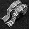 22mm Diving Steel Metal Strap for Casio Duro Mdv107-1A MDV106-1A Watch Wristband Bracelet Watchband Replacement Parts 3 Styles