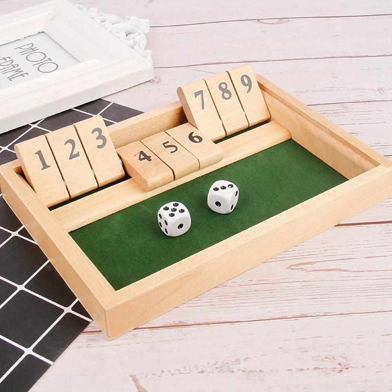 

Wooden Numbered Drink Tokens & Puzzle Game: Party Gambling & Drinking Toy