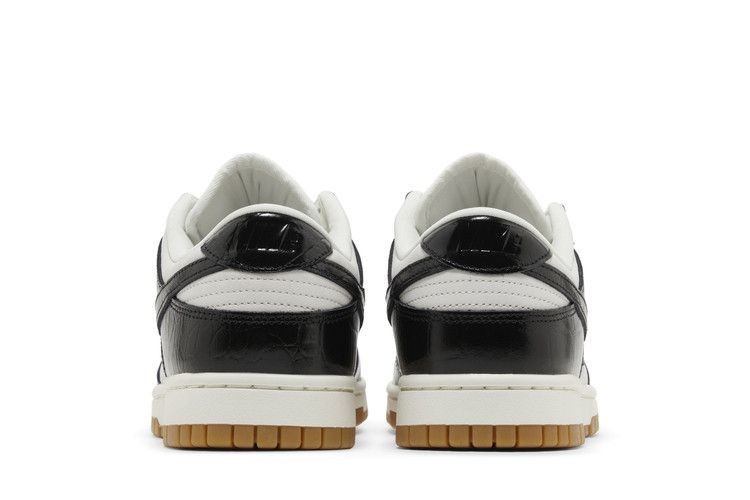 Women's Sneakers Nike Dunk Low LX Black Croc (Women's) Phantom/Black-Sail-Gum Light Brown