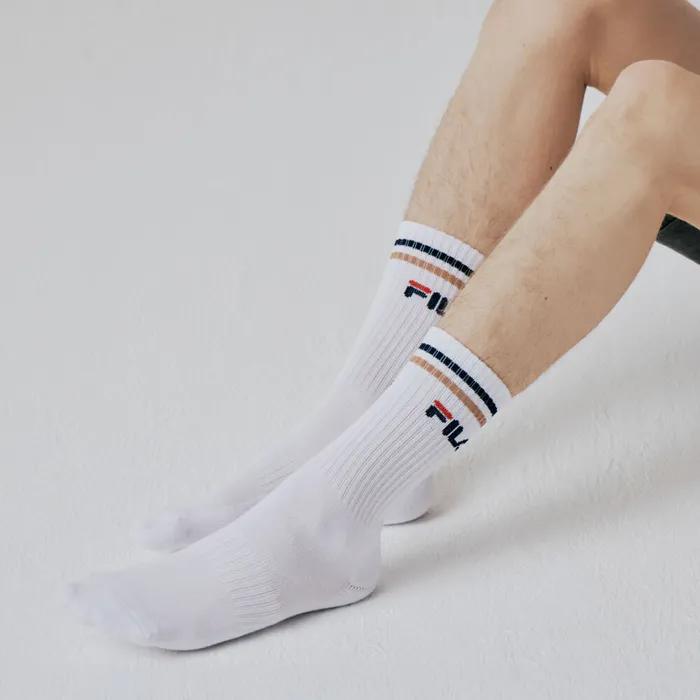 Fila Two-Line Dual Cushioning Crew 5-Pack - [3 colors]