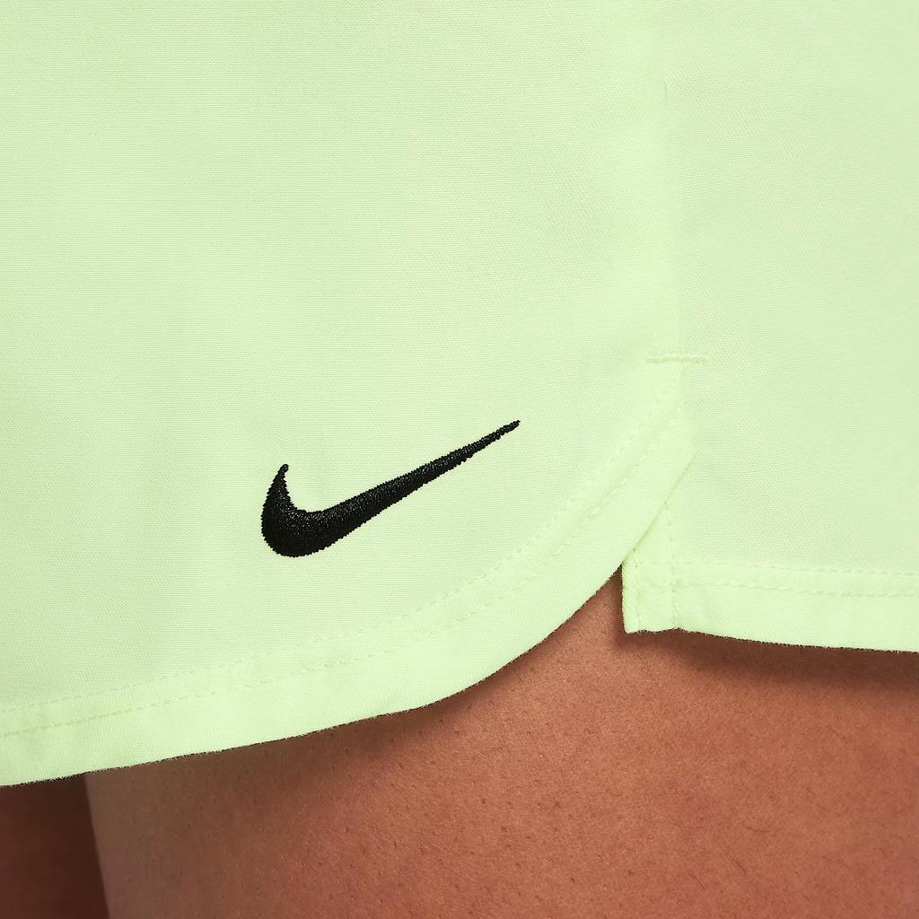 Nike Swim Lightweight Comfortable Casual Sports Shorts Kids Shorts Light-Yellow-Green Black HV7153-701