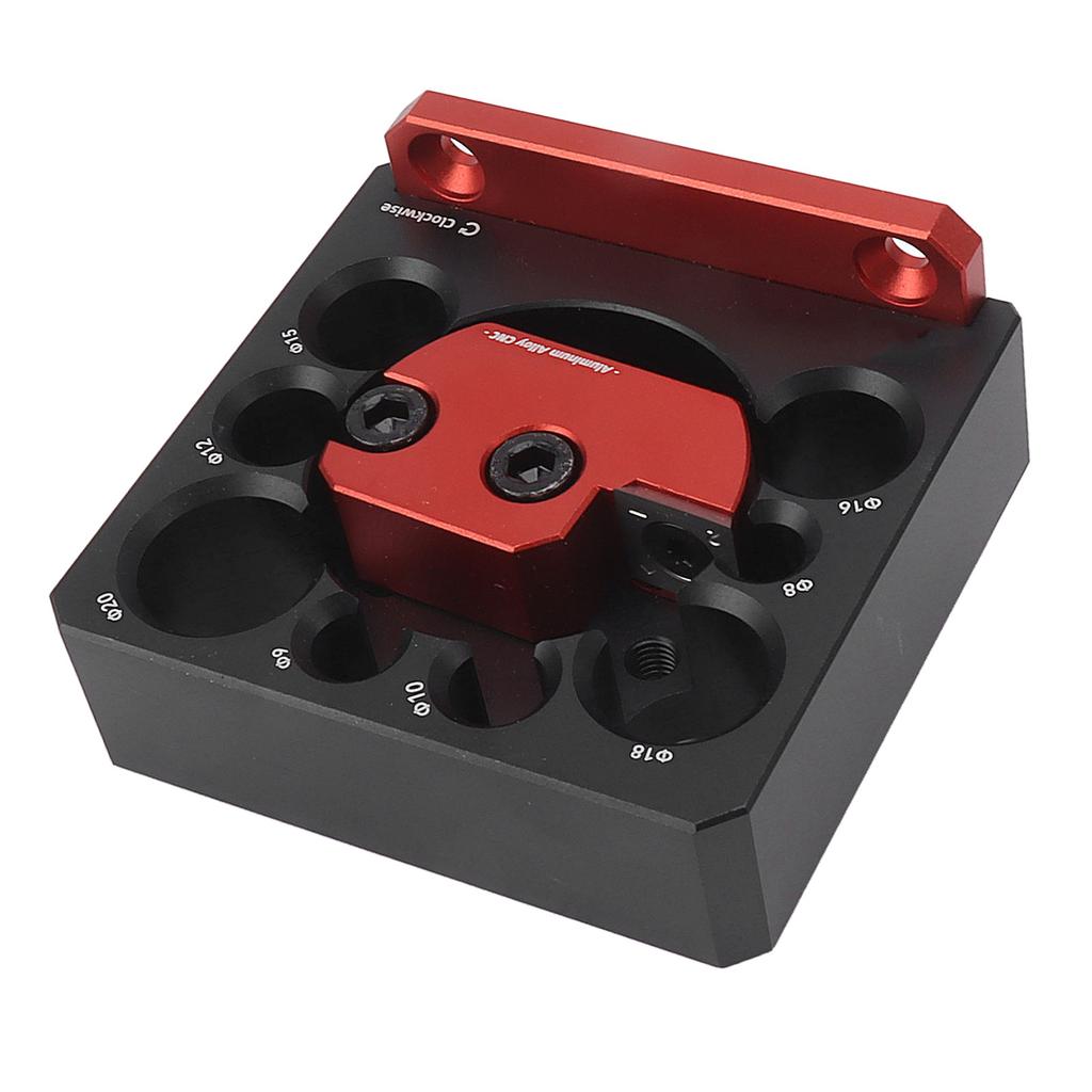 Woodworking Turning Cutter 8 Holes Adjustable Aluminum Alloy Wood Milling Cutter Tool