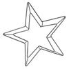 2026 Best!! Metal Iron Wire Five Pointed Star Floral Hoop for DIY Crafts
