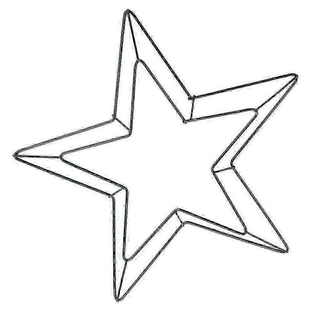 2026 Best!! Metal Iron Wire Five Pointed Star Floral Hoop for DIY Crafts
