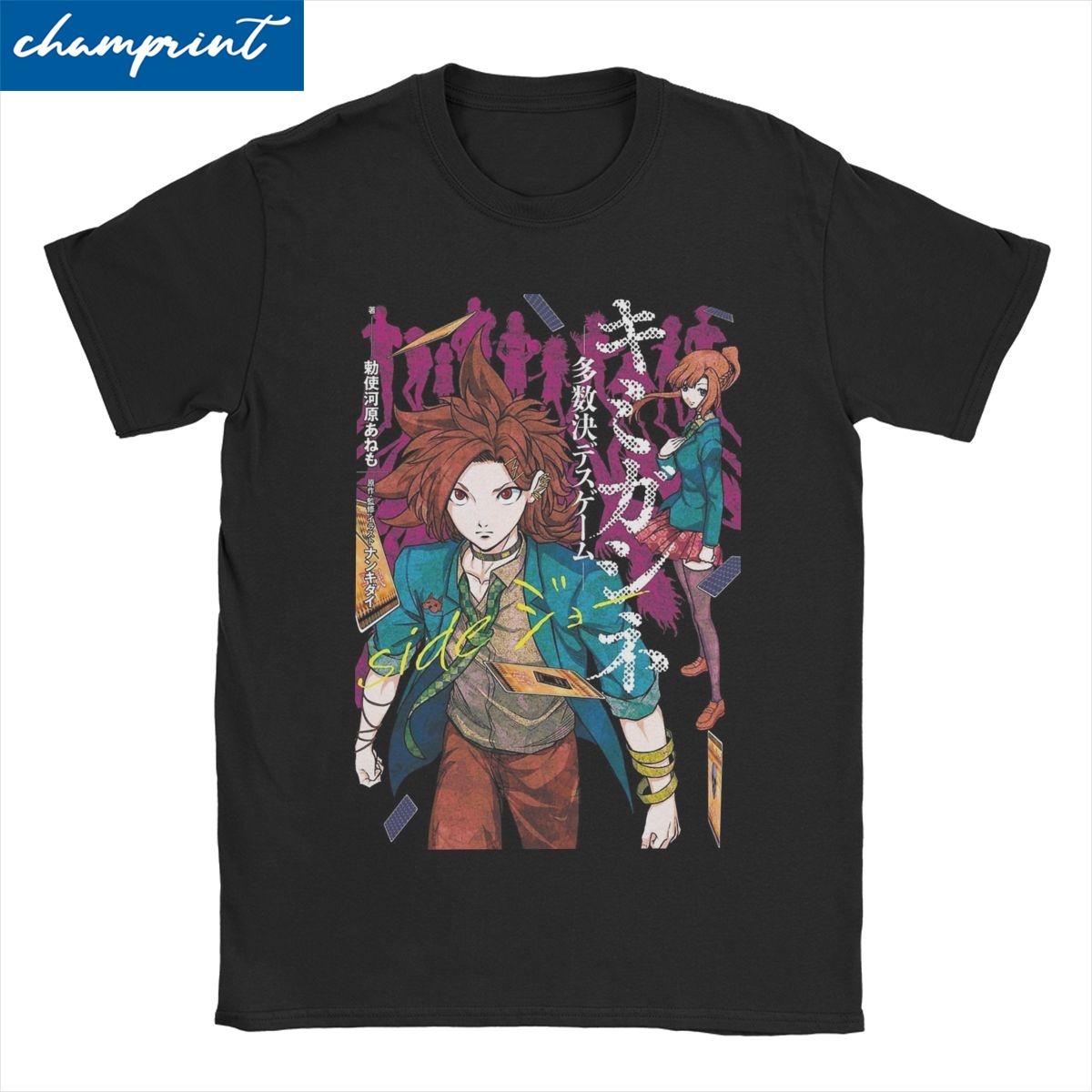 

Horror Game YTTD Anime for Men Women T Shirt Your Turn To Die Humor Tees Short Sleeve T-Shirt 100% Cotton Printing Clothes -... S разноцветный