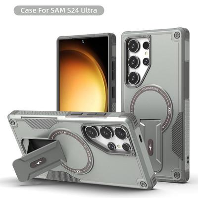 Coque avec support magnétique invisible pour Samsung S26 Ultra et Housse de protection pour S25 Plus